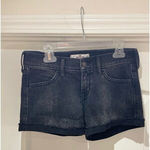 Hollister Black Jean Shorts Classic Style